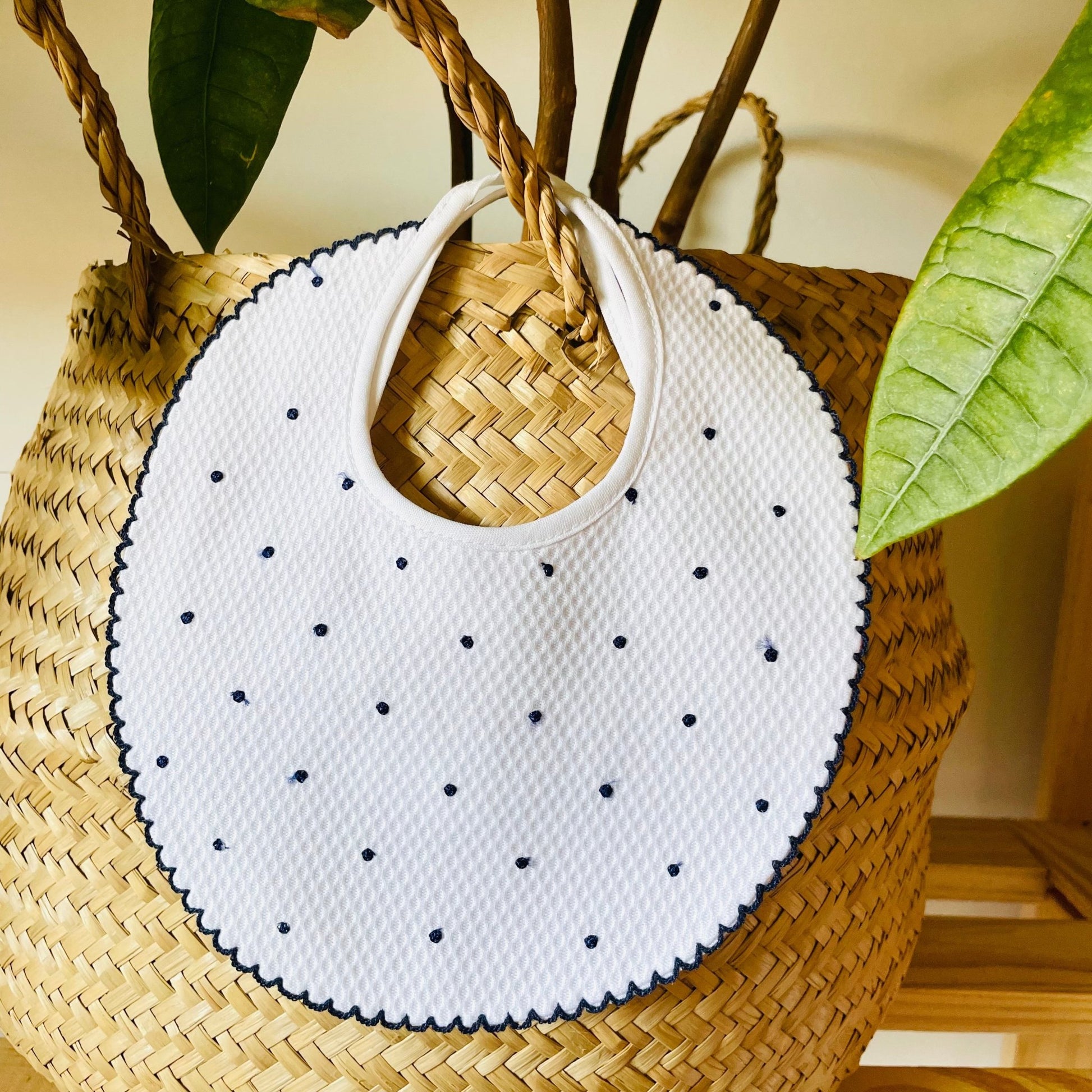 Babete - Marinho - Baby Bazaar – Enxoval de Bebé