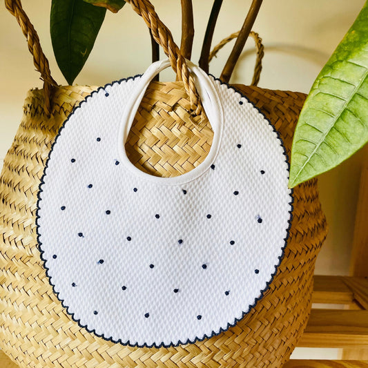 Babete - Marinho - Baby Bazaar – Enxoval de Bebé