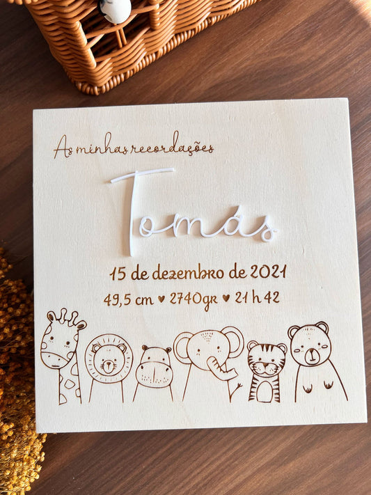 Caixa de Recordações - Animais