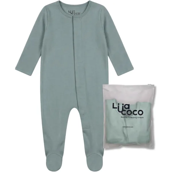 Pijama de algodão orgânico com fecho Burt's Bees Baby